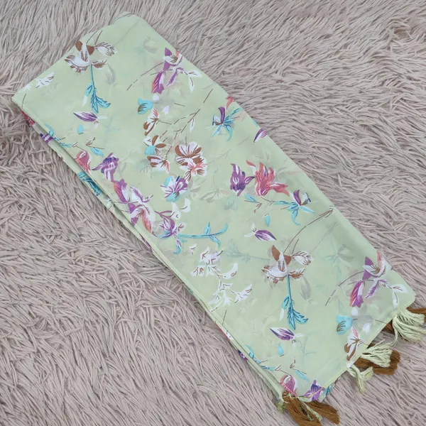 Chiffon Hijab with stone work | HJ41